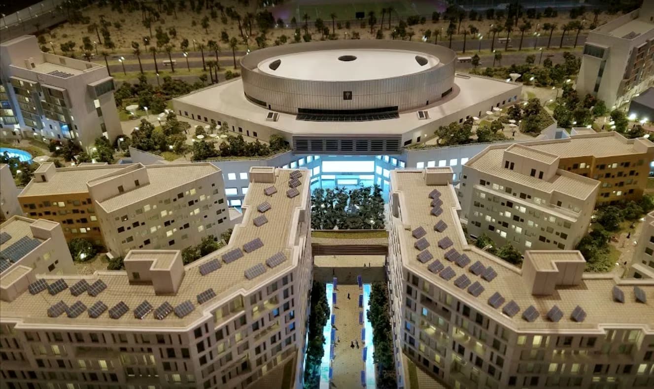 NYU Abu Dhabi campus on Saadiyat Island.