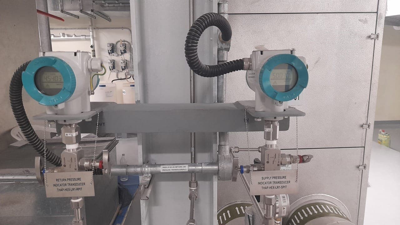 Building management system controls during commissioning.